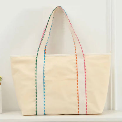 RICRAC CANVAS TOTE