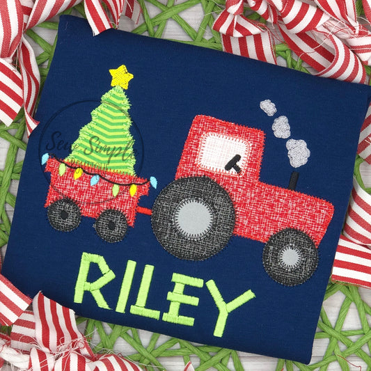 CHRISTMAS TRACTOR 1