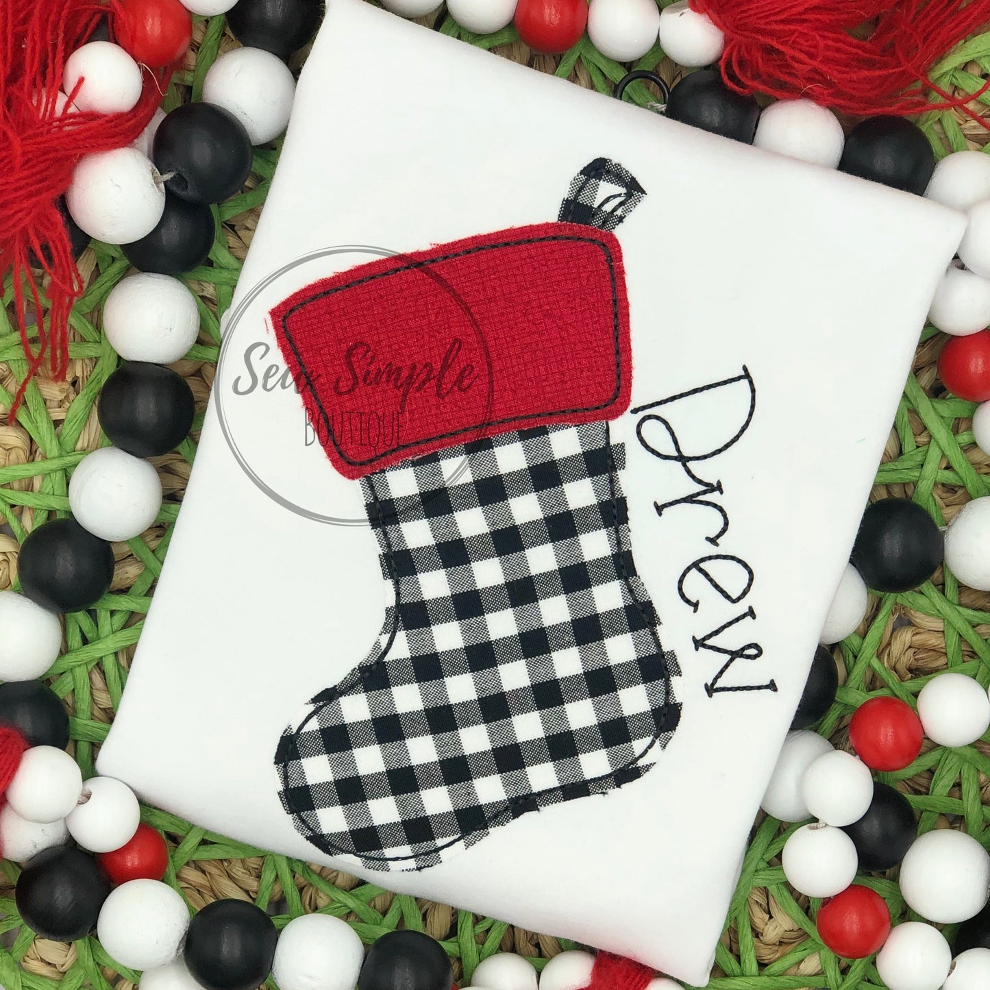 CHRISTMAS STOCKING (WITH & WITHOUT BOW)