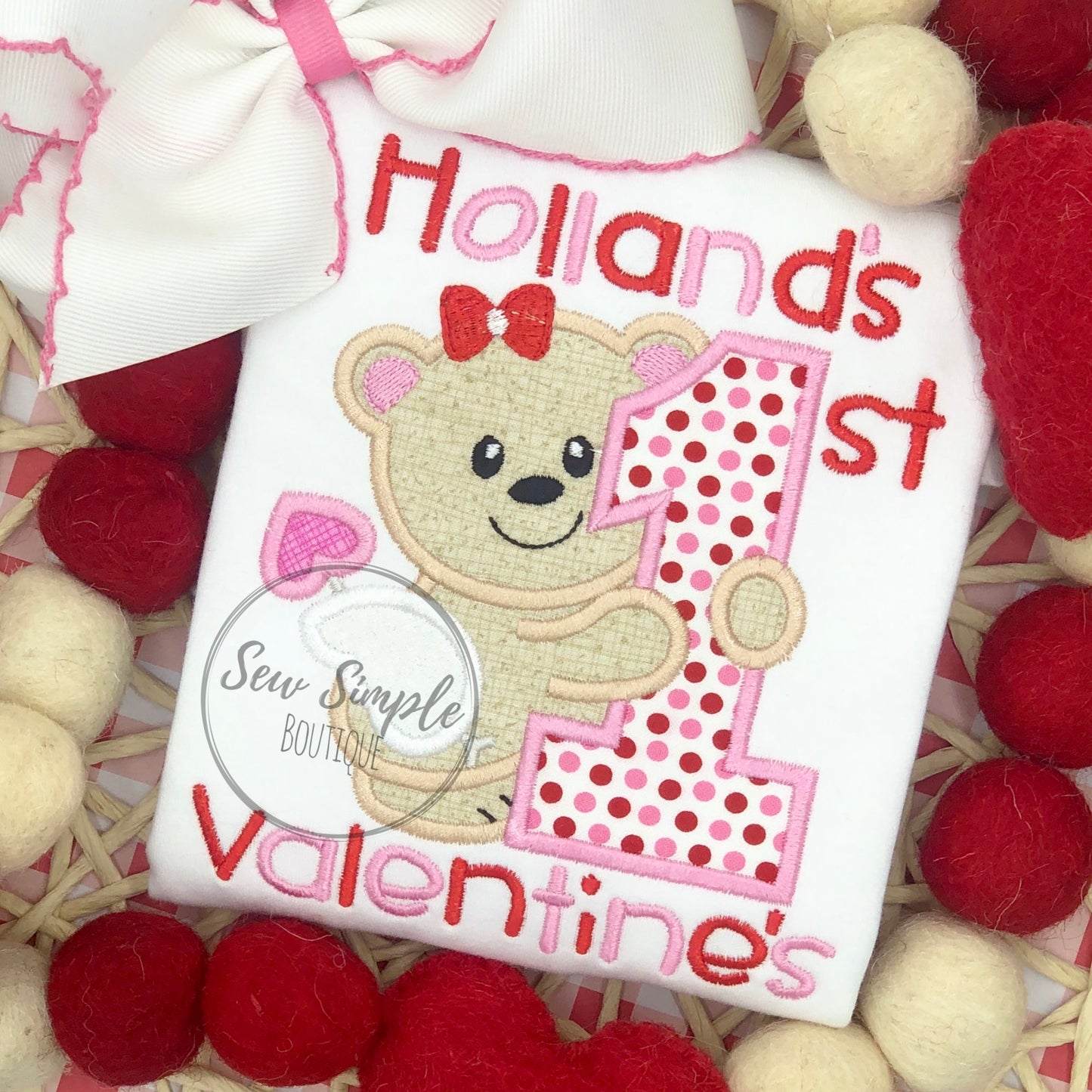 1ST VALENTINE'S BEAR (BOY & GIRL)