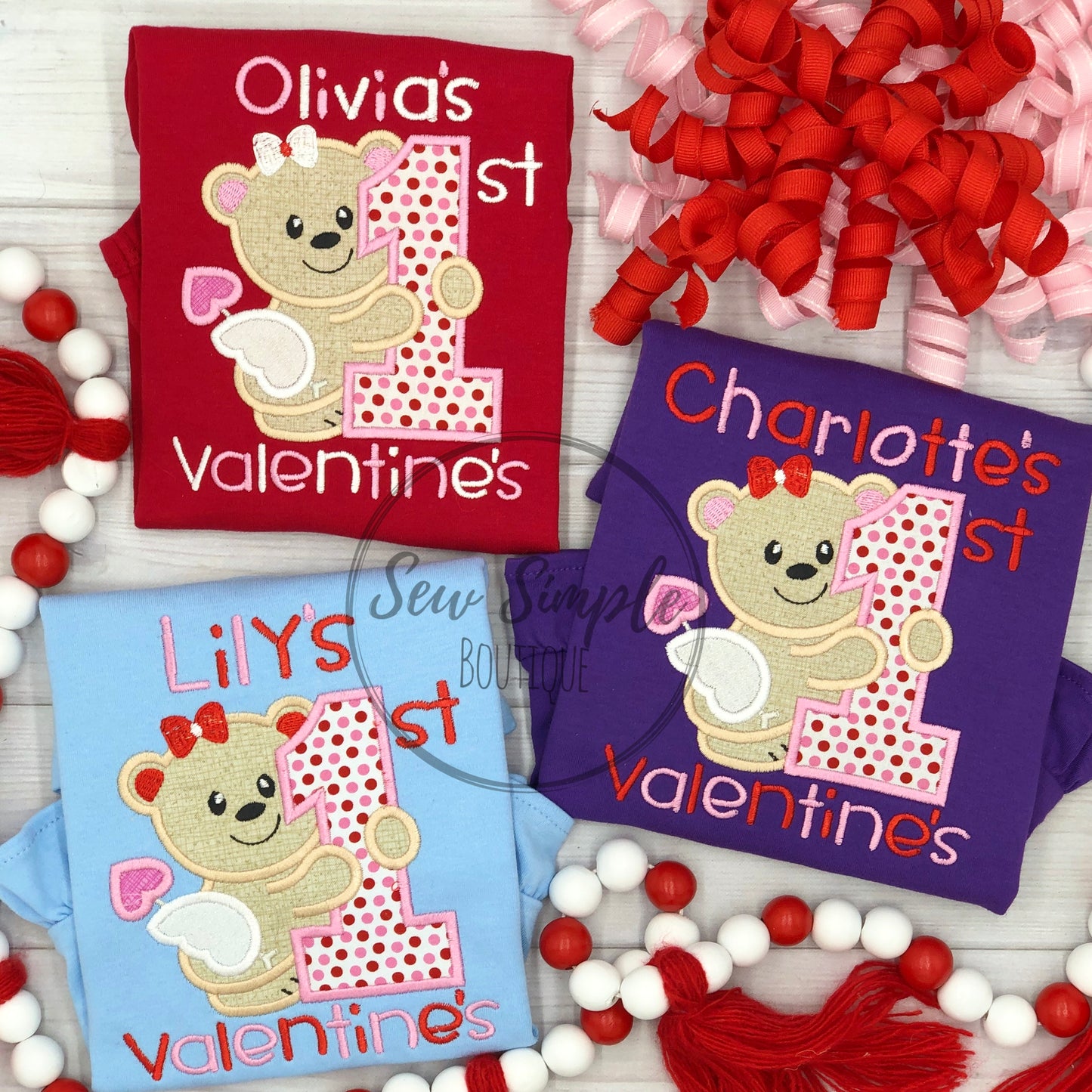 1ST VALENTINE'S BEAR (BOY & GIRL)