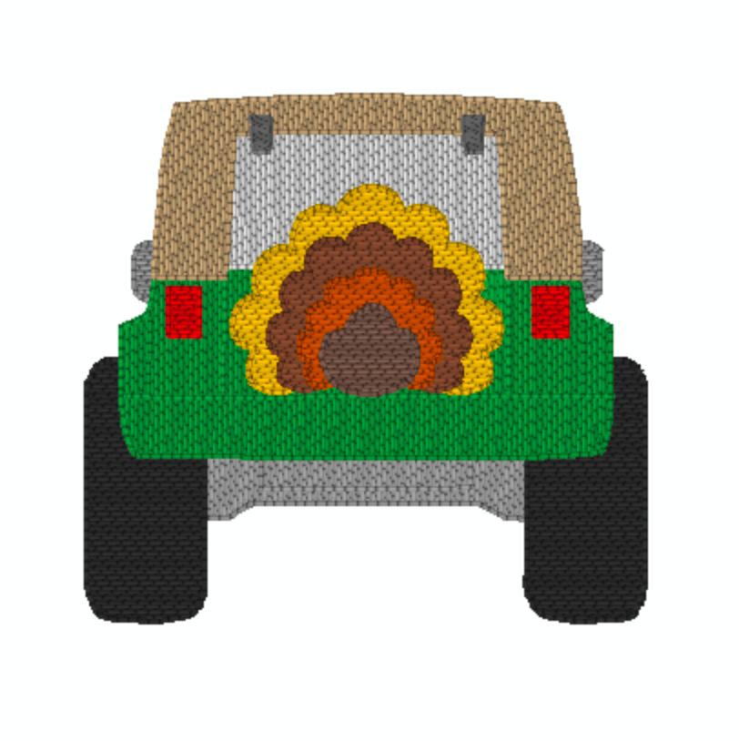 SKETCH TURKEY JEEP TESTER